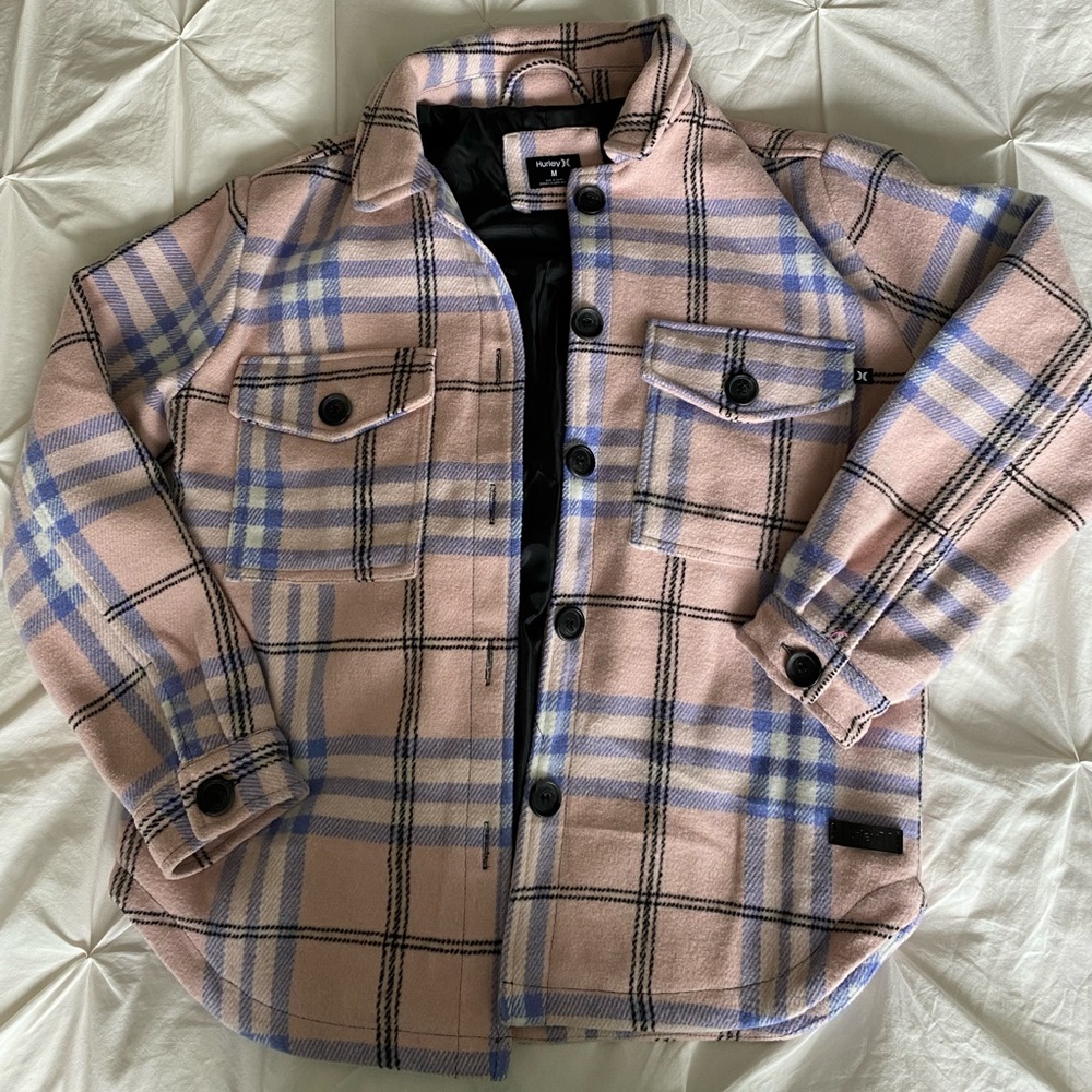 Hurley plaid jacket